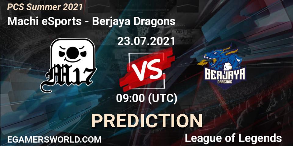 Machi eSports - Berjaya Dragons: прогноз. 23.07.2021 at 09:00, LoL, PCS Summer 2021