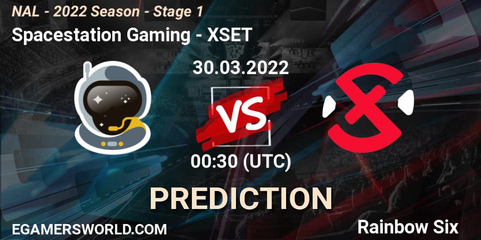 Spacestation Gaming - XSET: прогноз. 30.03.2022 at 00:30, Rainbow Six, NAL - Season 2022 - Stage 1