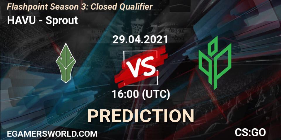 HAVU - Sprout: прогноз. 29.04.2021 at 16:00, Counter-Strike (CS2), Flashpoint Season 3: Closed Qualifier