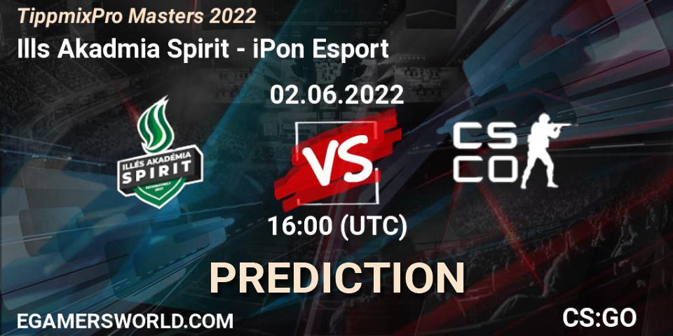 Illés Akadémia Spirit - iPon Esport: прогноз. 02.06.2022 at 16:00, Counter-Strike (CS2), TippmixPro Masters 2022