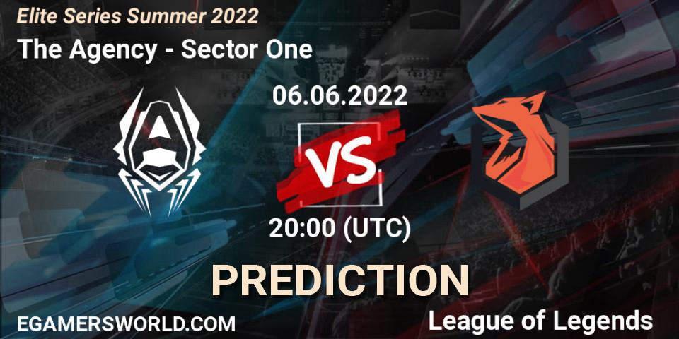 The Agency - Sector One: прогноз. 06.06.2022 at 20:00, LoL, Elite Series Summer 2022
