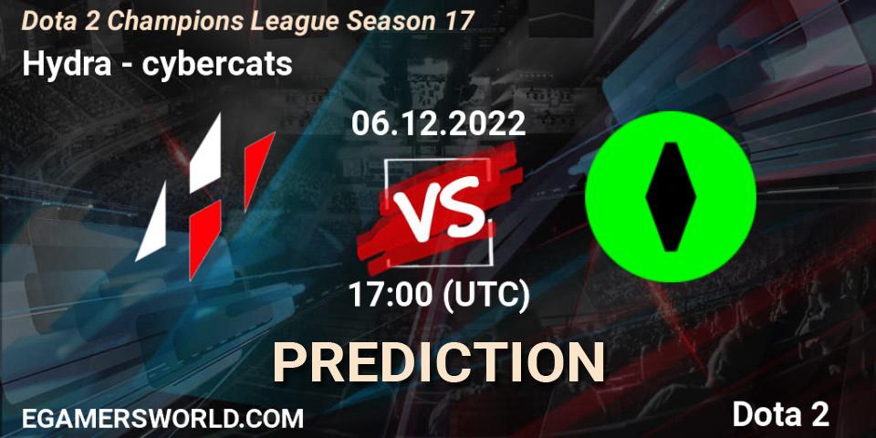 Hydra - cybercats: прогноз. 06.12.2022 at 17:40, Dota 2, Dota 2 Champions League Season 17