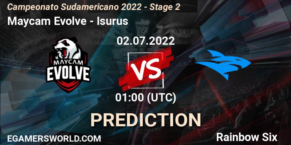 Maycam Evolve - Isurus: прогноз. 02.07.2022 at 01:00, Rainbow Six, Campeonato Sudamericano 2022 - Stage 2