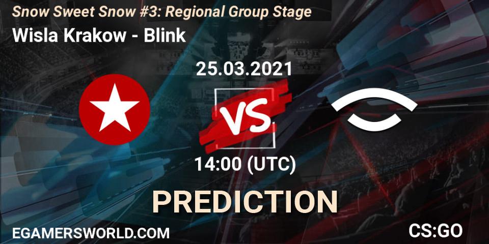 Wisla Krakow - Blink: прогноз. 25.03.2021 at 14:50, Counter-Strike (CS2), Snow Sweet Snow #3: Regional Group Stage