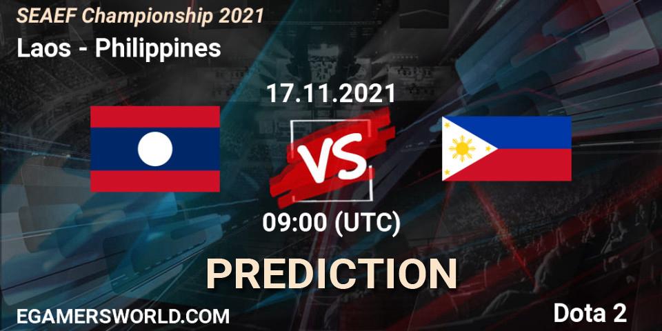 Laos - Philippines: прогноз. 17.11.2021 at 09:28, Dota 2, SEAEF Dota2 Championship 2021