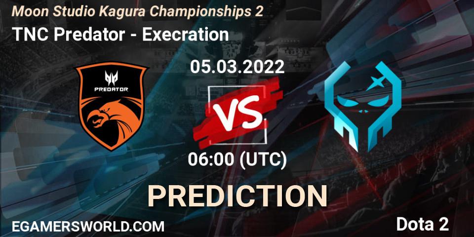 TNC Predator - Execration: прогноз. 05.03.2022 at 06:04, Dota 2, Moon Studio Kagura Championships 2