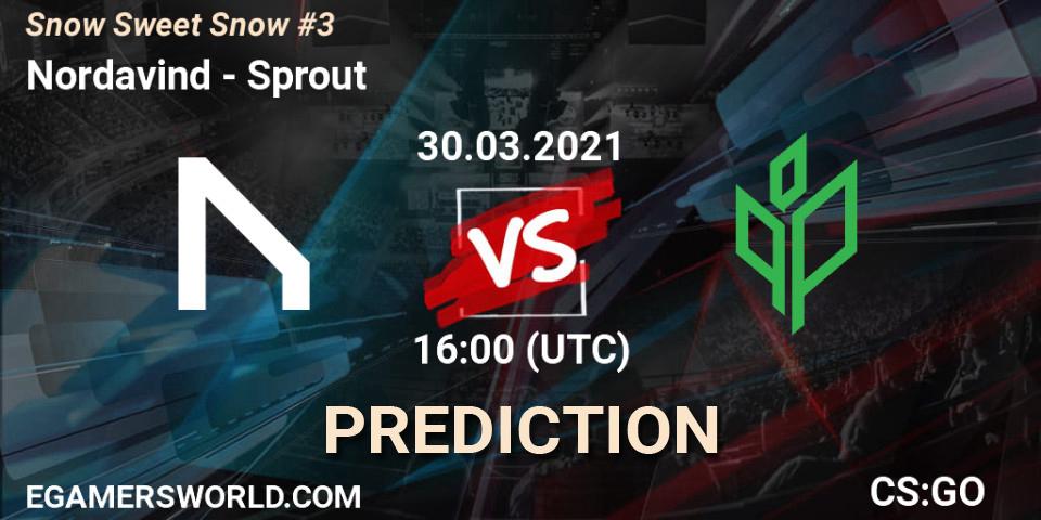 Nordavind - Sprout: прогноз. 30.03.2021 at 16:00, Counter-Strike (CS2), Snow Sweet Snow #3