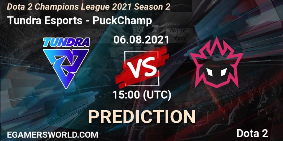 Tundra Esports - PuckChamp: прогноз. 06.08.2021 at 15:00, Dota 2, Dota 2 Champions League 2021 Season 2