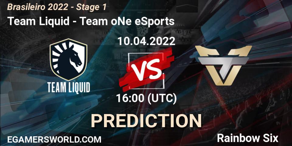 Team Liquid - Team oNe eSports: прогноз. 10.04.2022 at 16:00, Rainbow Six, Brasileirão 2022 - Stage 1