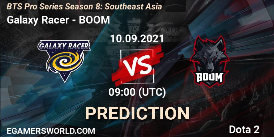 Galaxy Racer - BOOM: прогноз. 10.09.2021 at 09:09, Dota 2, BTS Pro Series Season 8: Southeast Asia