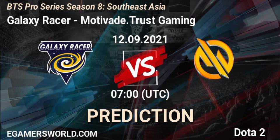 Galaxy Racer - Motivate.Trust Gaming: прогноз. 18.09.2021 at 07:00, Dota 2, BTS Pro Series Season 8: Southeast Asia