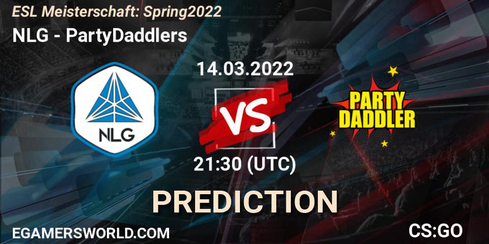 NLG - PartyDaddlers: прогноз. 14.03.2022 at 21:30, Counter-Strike (CS2), ESL Meisterschaft: Spring 2022