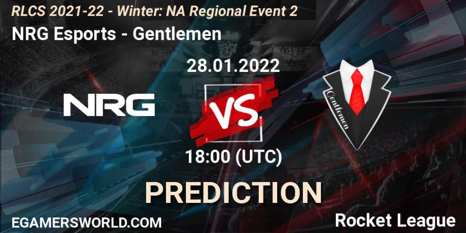 NRG Esports - Gentlemen: прогноз. 28.01.22, Rocket League, RLCS 2021-22 - Winter: NA Regional Event 2