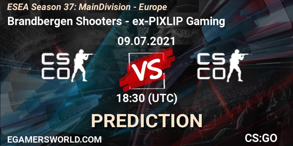 Brandbergen Shooters - ex-PIXLIP Gaming: прогноз. 09.07.21, CS2 (CS:GO), ESEA Season 37: Main Division - Europe