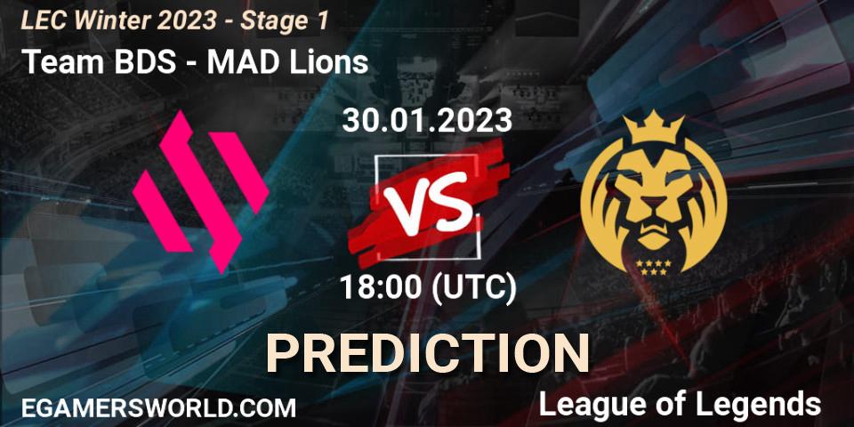Team BDS - MAD Lions: прогноз. 30.01.23, LoL, LEC Winter 2023 - Stage 1