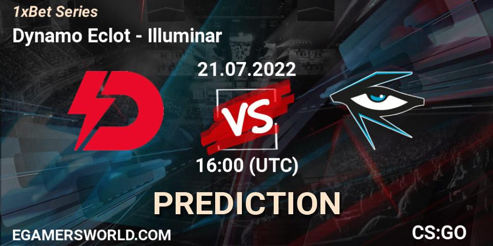 Dynamo Eclot - Illuminar: прогноз. 21.07.2022 at 16:00, Counter-Strike (CS2), 1xBet Series