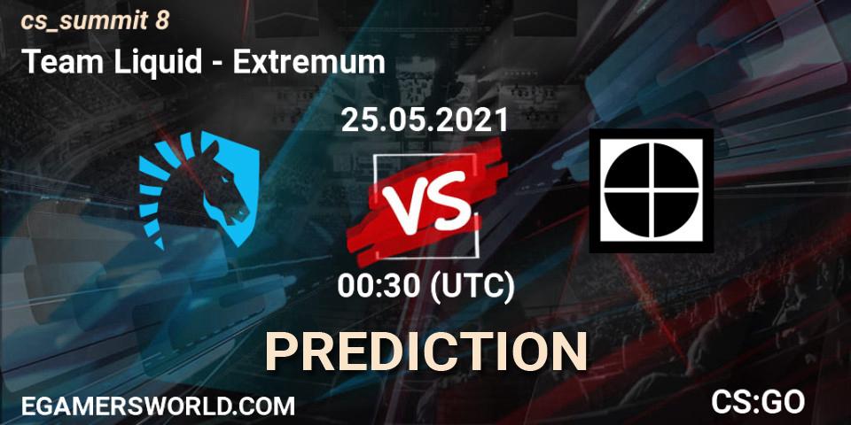 Team Liquid - Extremum: прогноз. 25.05.2021 at 00:30, Counter-Strike (CS2), cs_summit 8