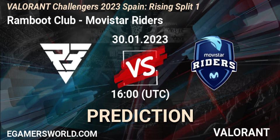 Ramboot Club - Movistar Riders: прогноз. 30.01.23, VALORANT, VALORANT Challengers 2023 Spain: Rising Split 1