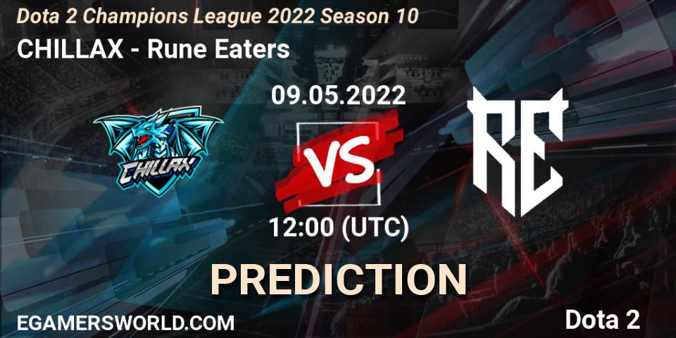 CHILLAX - Rune Eaters: прогноз. 09.05.2022 at 12:01, Dota 2, Dota 2 Champions League 2022 Season 10 