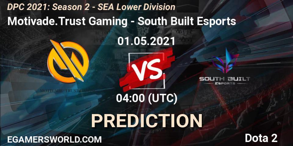 Motivade.Trust Gaming - South Built Esports: прогноз. 01.05.21, Dota 2, DPC 2021: Season 2 - SEA Lower Division