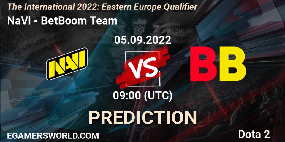 NaVi - BetBoom Team: прогноз. 05.09.2022 at 08:12, Dota 2, The International 2022: Eastern Europe Qualifier