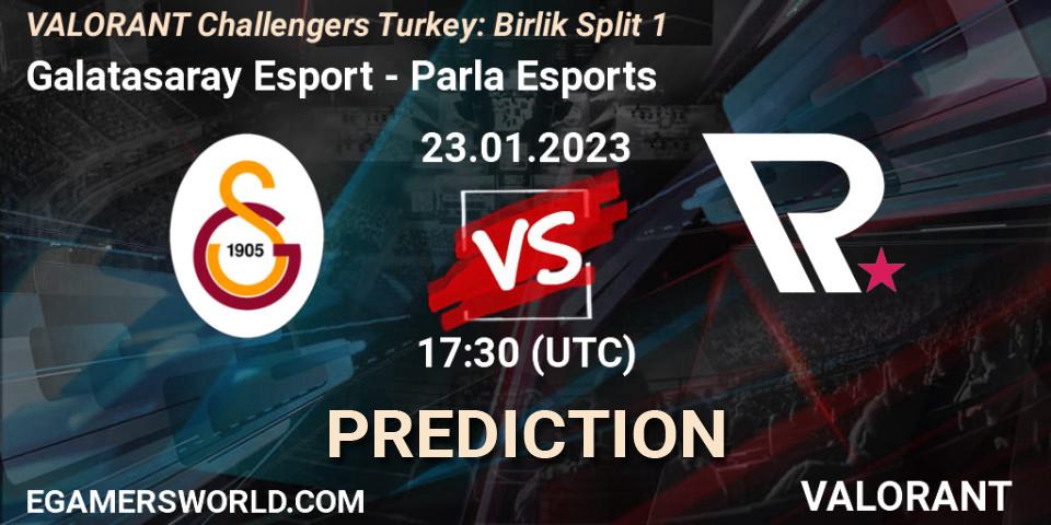 Galatasaray Esport - Parla Esports: прогноз. 23.01.23, VALORANT, VALORANT Challengers 2023 Turkey: Birlik Split 1