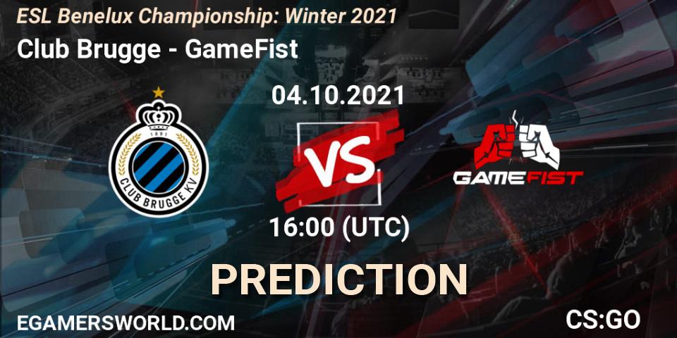 Club Brugge - GameFist: прогноз. 04.10.21, CS2 (CS:GO), ESL Benelux Championship: Winter 2021