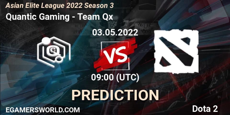 Quantic Gaming - Team Qx: прогноз. 03.05.2022 at 09:00, Dota 2, Asian Elite League 2022 Season 3