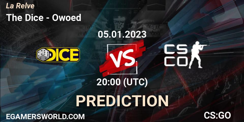 The Dice - Owoed: прогноз. 05.01.2023 at 20:00, Counter-Strike (CS2), La Relève