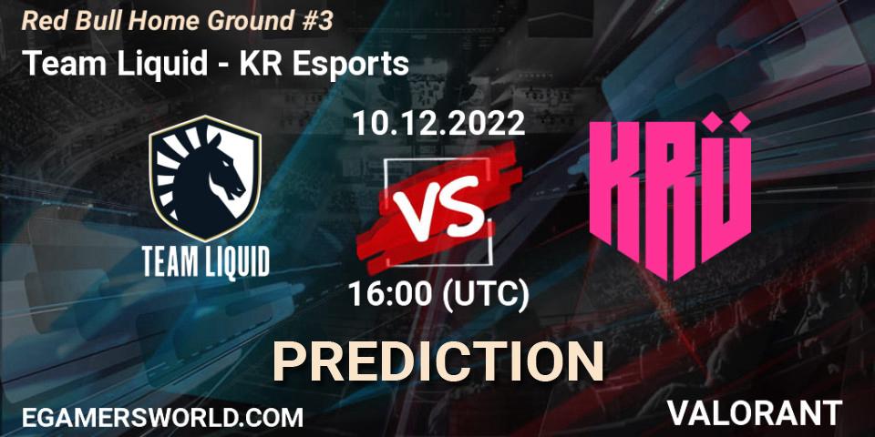 Team Liquid - KRÜ Esports: прогноз. 10.12.22, VALORANT, Red Bull Home Ground #3