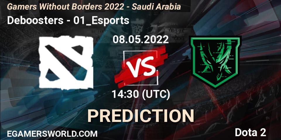 Deboosters - 01_Esports: прогноз. 08.05.2022 at 14:25, Dota 2, Gamers Without Borders 2022 - Saudi Arabia