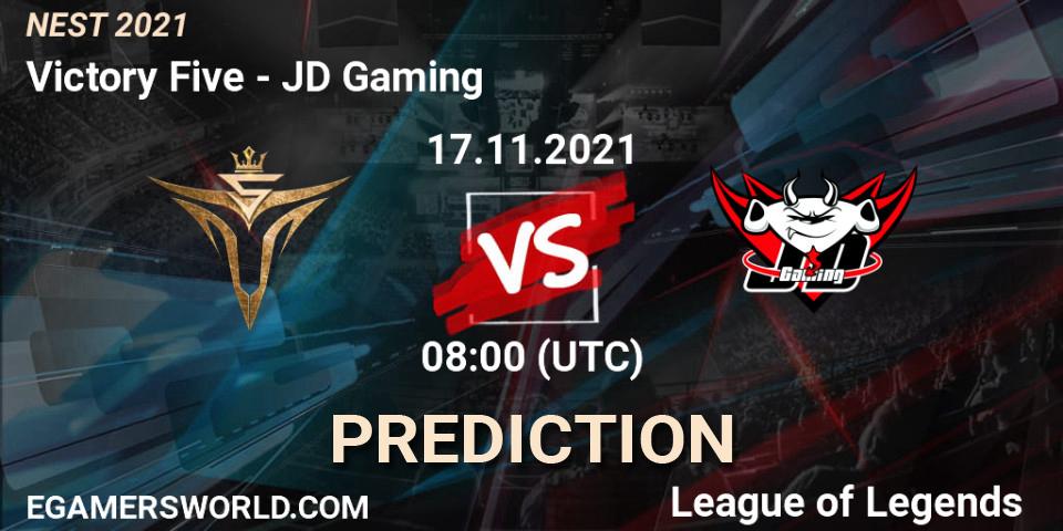 JD Gaming - Victory Five: прогноз. 17.11.2021 at 08:00, LoL, NEST 2021
