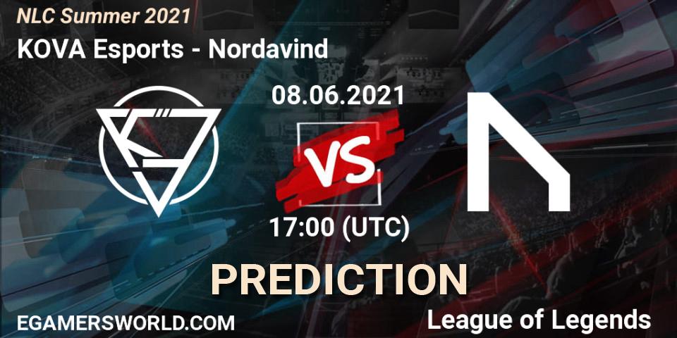 KOVA Esports - Nordavind: прогноз. 08.06.2021 at 17:00, LoL, NLC Summer 2021