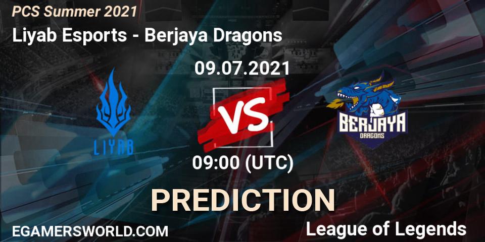 Liyab Esports - Berjaya Dragons: прогноз. 09.07.2021 at 09:00, LoL, PCS Summer 2021