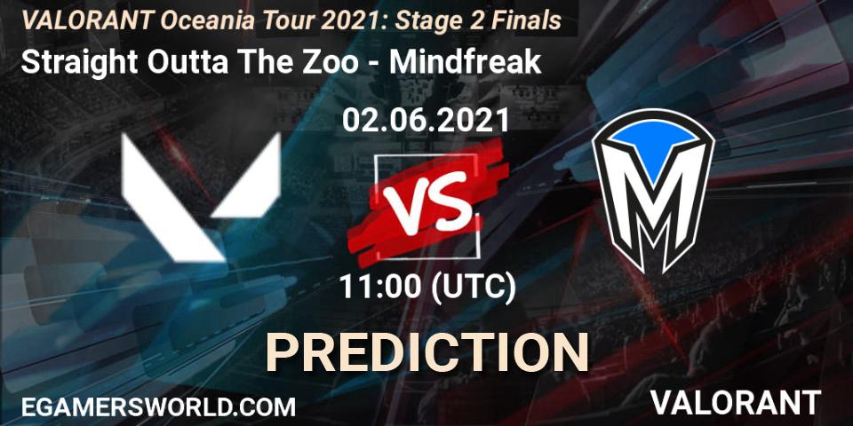 Straight Outta The Zoo - Mindfreak: прогноз. 02.06.2021 at 11:00, VALORANT, VALORANT Oceania Tour 2021: Stage 2 Finals