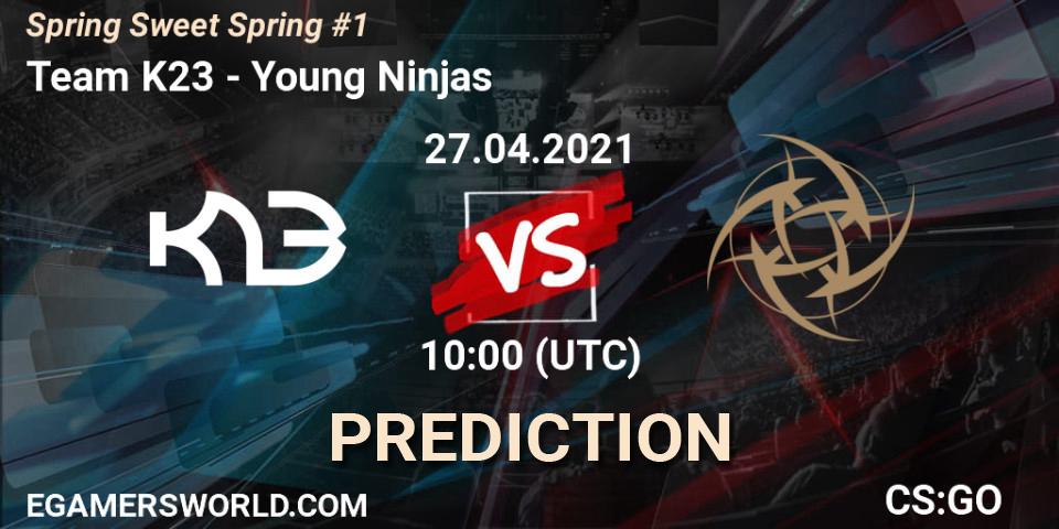Team K23 - Young Ninjas: прогноз. 27.04.2021 at 10:00, Counter-Strike (CS2), Spring Sweet Spring #1