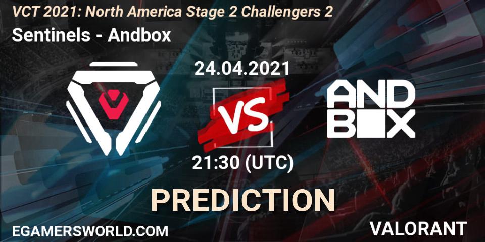 Sentinels - Andbox: прогноз. 24.04.21, VALORANT, VCT 2021: North America Stage 2 Challengers 2
