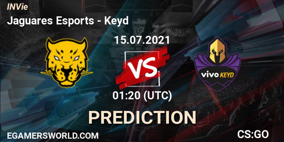 Jaguares Esports - Keyd: прогноз. 15.07.2021 at 01:20, Counter-Strike (CS2), INVie