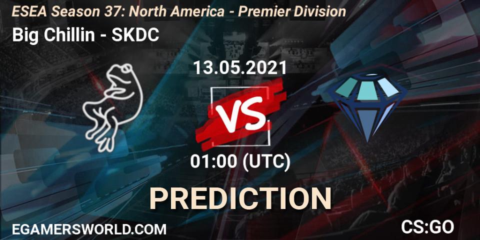 Big Chillin - SKDC: прогноз. 13.05.2021 at 01:00, Counter-Strike (CS2), ESEA Season 37: North America - Premier Division