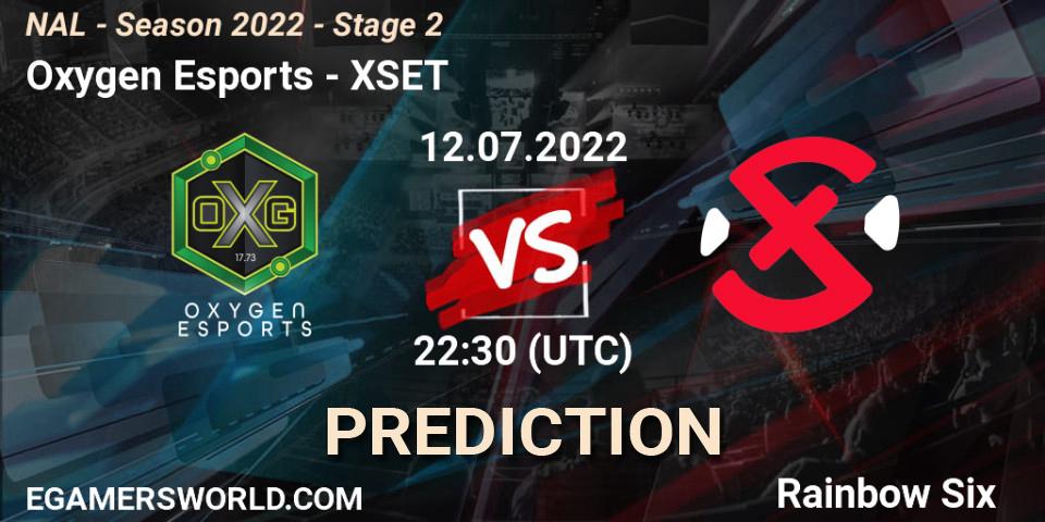 Oxygen Esports - XSET: прогноз. 13.07.2022 at 22:30, Rainbow Six, NAL - Season 2022 - Stage 2