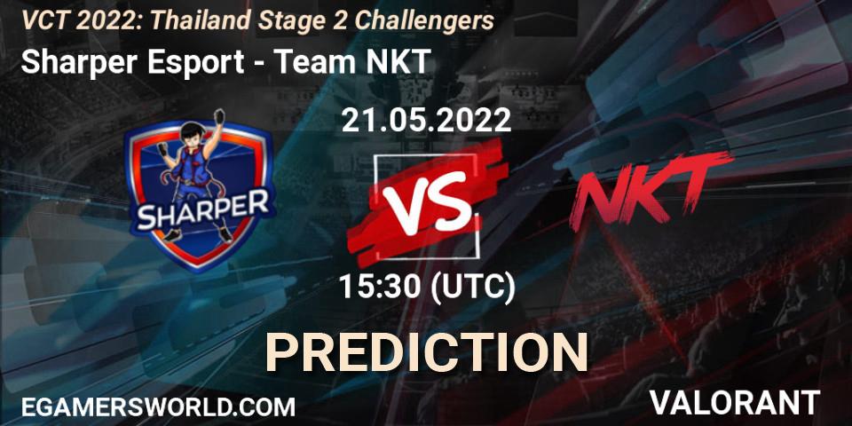 Sharper Esport - Team NKT: прогноз. 21.05.22, VALORANT, VCT 2022: Thailand Stage 2 Challengers