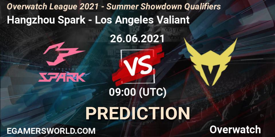 Hangzhou Spark - Los Angeles Valiant: прогноз. 26.06.21, Overwatch, Overwatch League 2021 - Summer Showdown Qualifiers