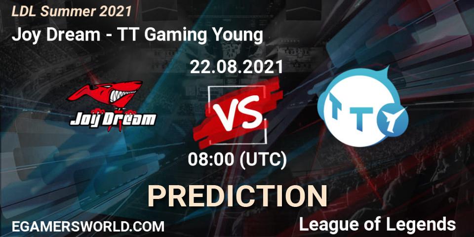 Joy Dream - TT Gaming Young: прогноз. 22.08.2021 at 08:00, LoL, LDL Summer 2021