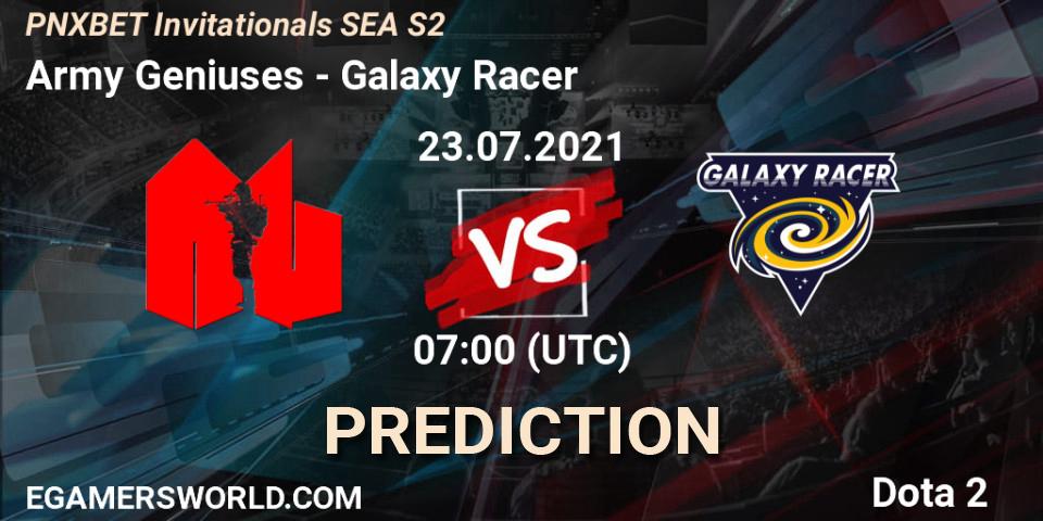 Army Geniuses - Galaxy Racer: прогноз. 23.07.2021 at 07:03, Dota 2, PNXBET Invitationals SEA S2