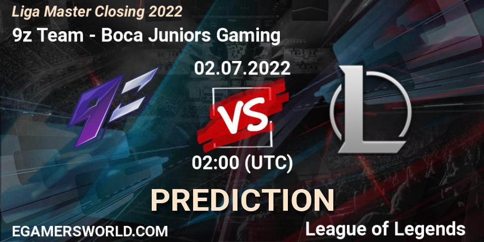 9z Team - Boca Juniors Gaming: прогноз. 02.07.22, LoL, Liga Master Closing 2022