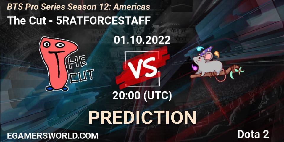 The Cut - 5RATFORCESTAFF: прогноз. 29.09.22, Dota 2, BTS Pro Series Season 12: Americas