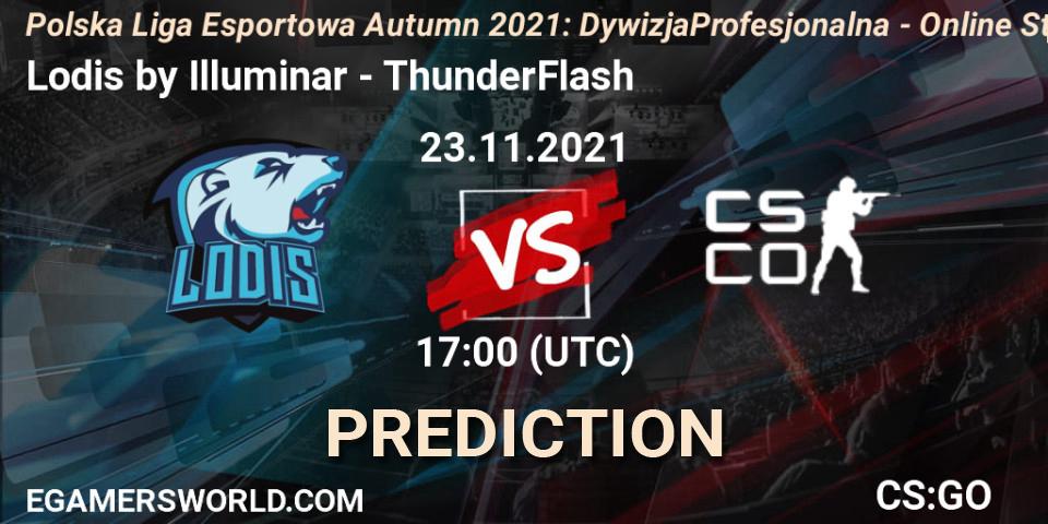 Lodis by Illuminar - ThunderFlash: прогноз. 23.11.2021 at 17:00, Counter-Strike (CS2), Polska Liga Esportowa Autumn 2021: Dywizja Profesjonalna - Online Stage