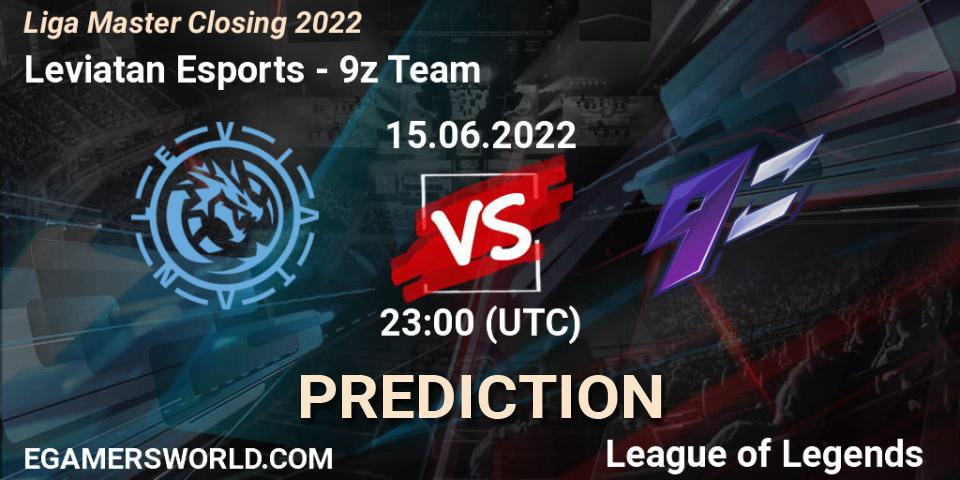 Leviatan Esports - 9z Team: прогноз. 15.06.22, LoL, Liga Master Closing 2022
