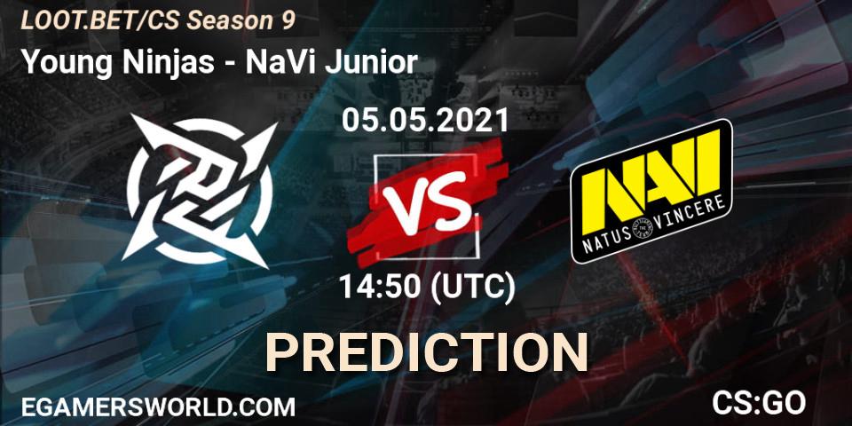 Young Ninjas - NaVi Junior: прогноз. 05.05.2021 at 14:50, Counter-Strike (CS2), LOOT.BET/CS Season 9