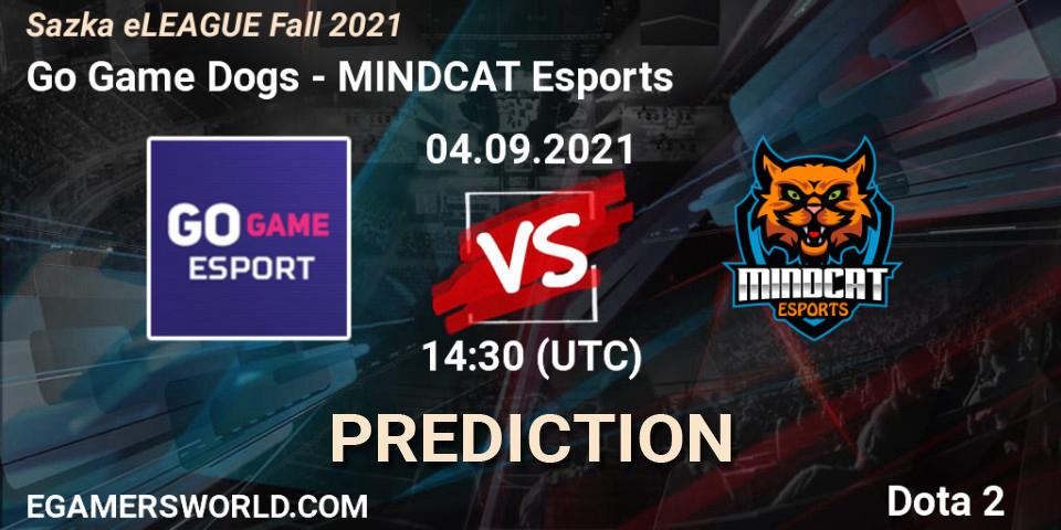 Go Game Dogs - MINDCAT Esports: прогноз. 04.09.2021 at 14:45, Dota 2, Sazka eLEAGUE Fall 2021